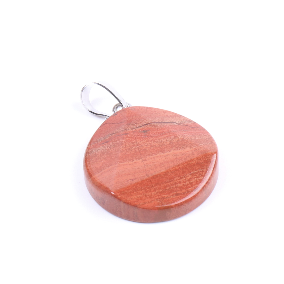 Pendentif en Jaspe rouge "Force & Spiritualité"