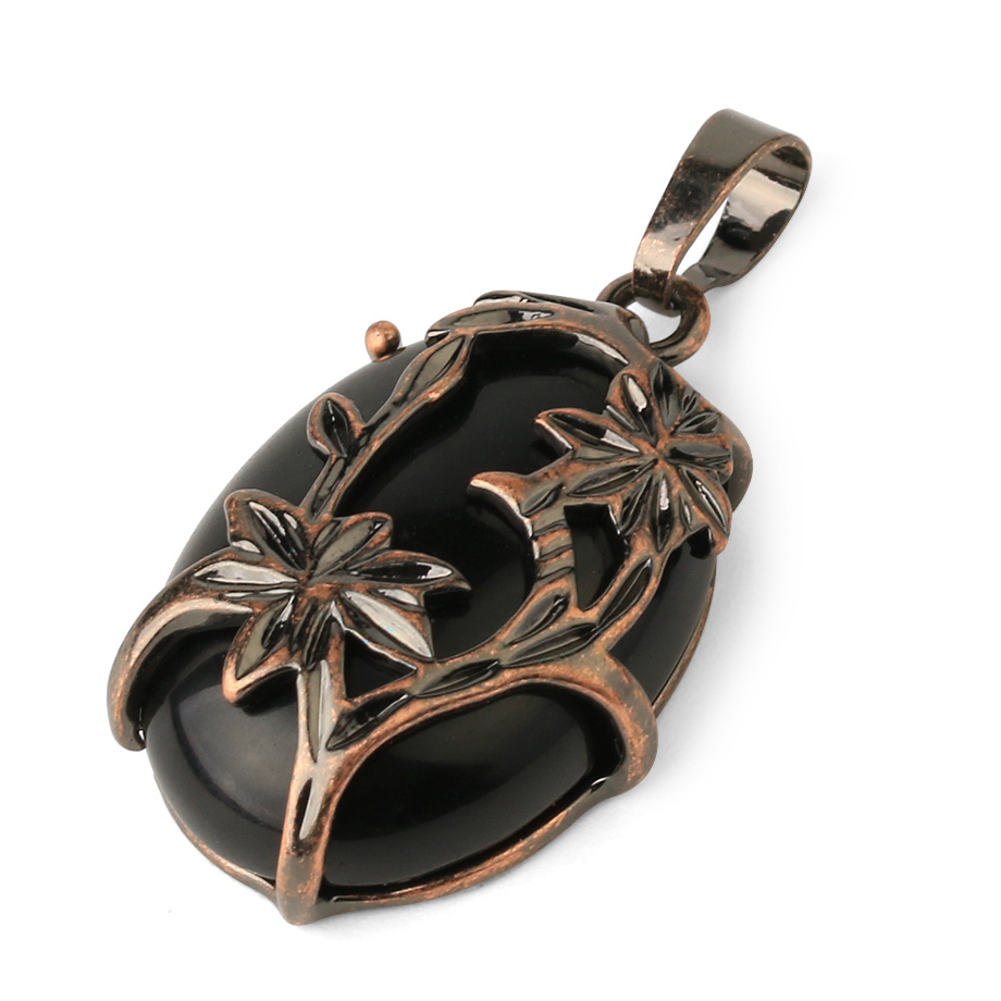 Pendentif en Onyx "Stabilité & Maîtrise de soi"