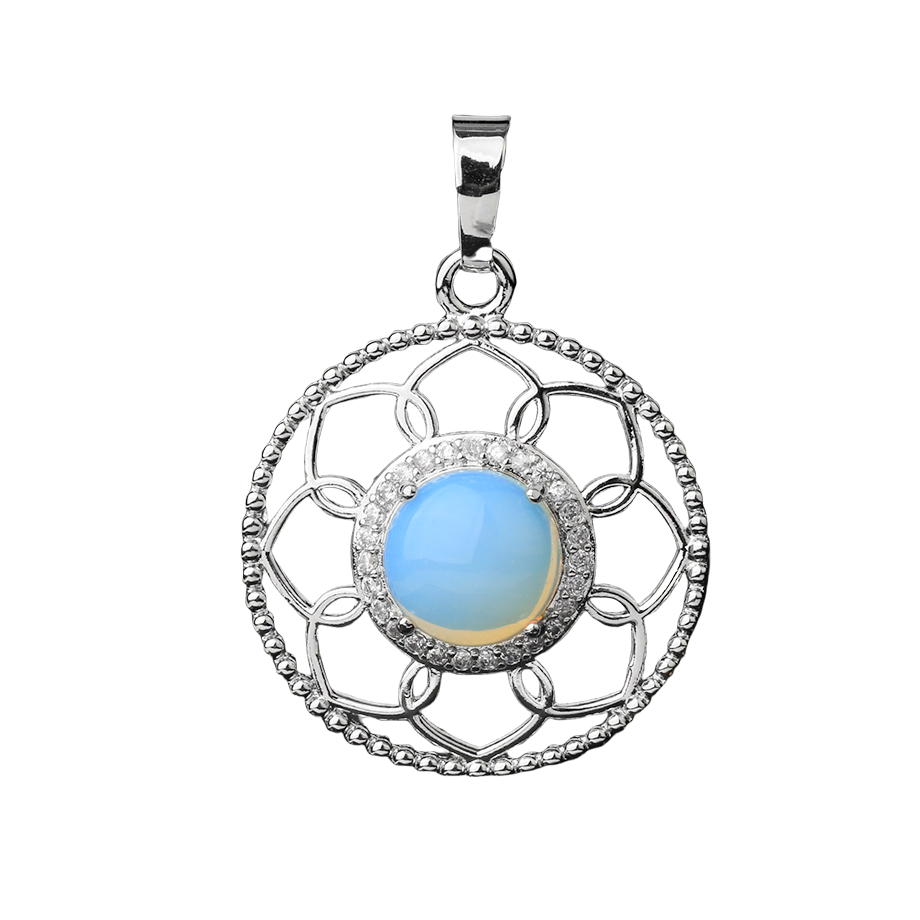 Pendentif Reiki en Opale "Créativité & Spontanéité"