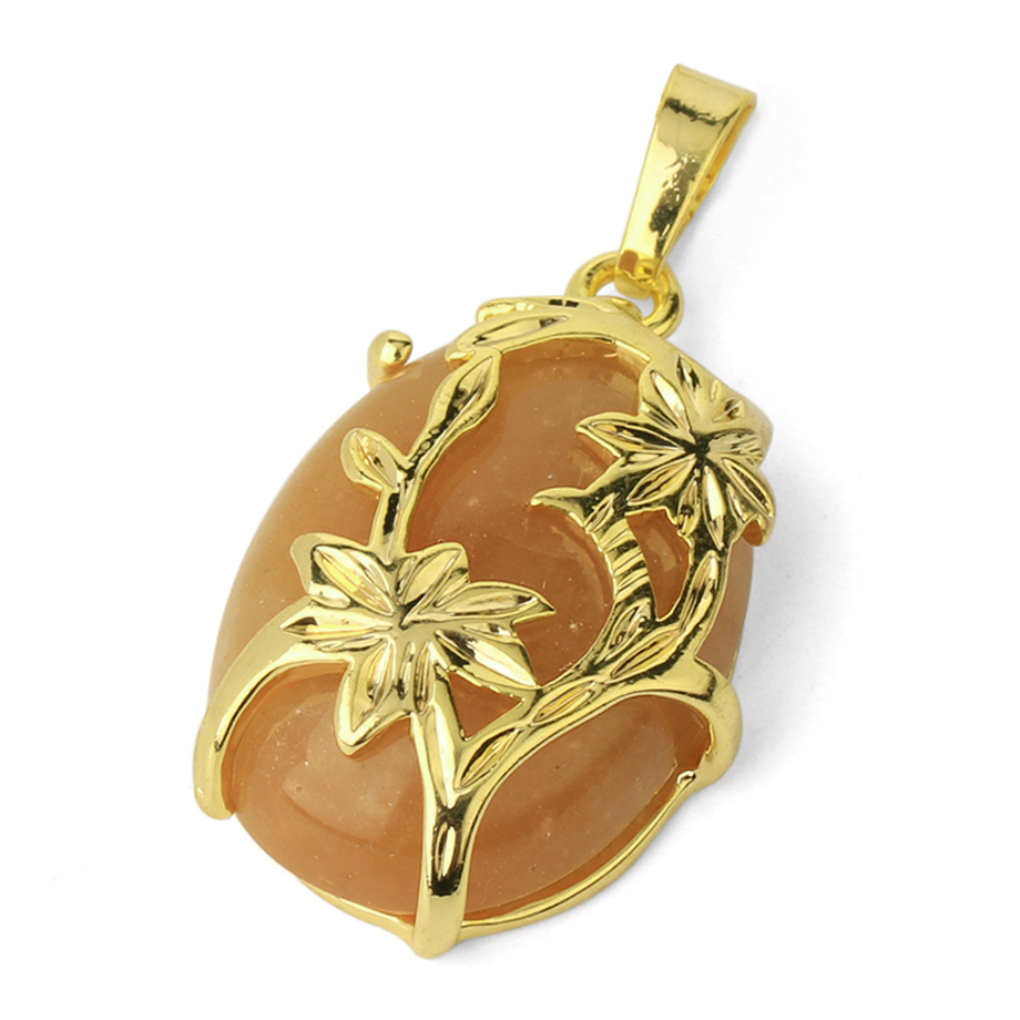 Pendentif Guérison en Jade "Tempérance & Tolérance" - Cabochon