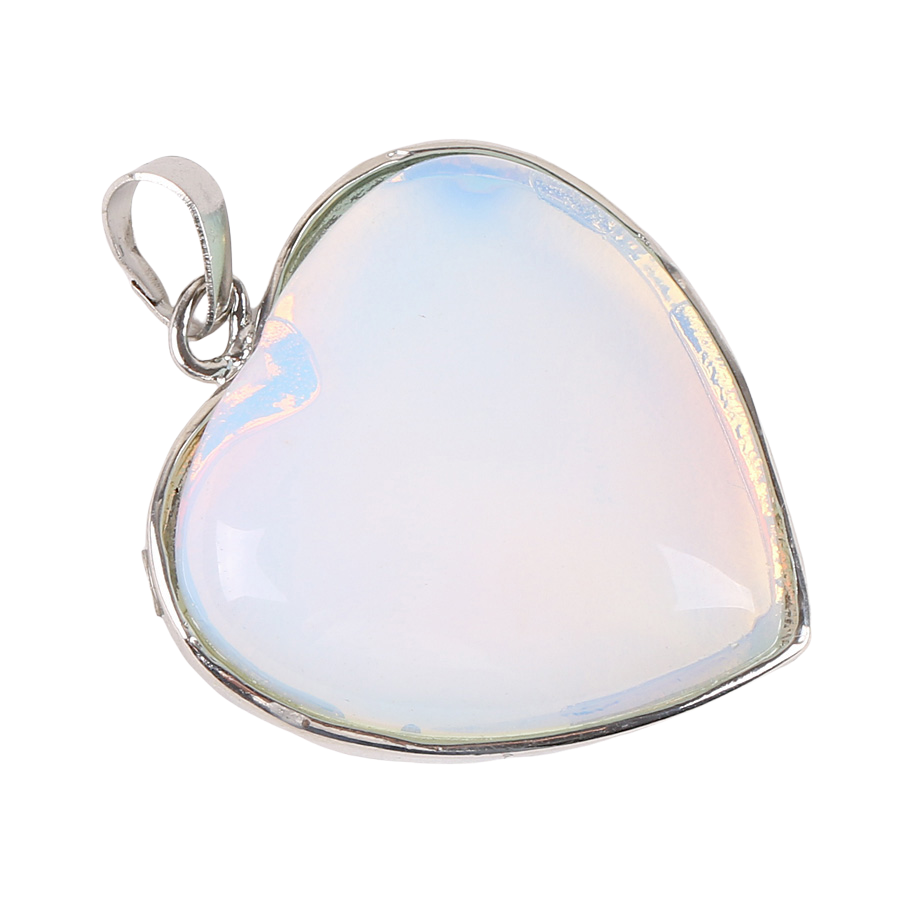 Pendentif en Opale "Créativité & Spontanéité" - Coeur
