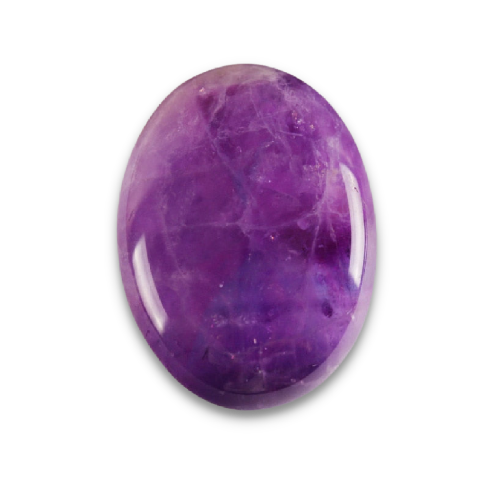 Cabochon en Améthyste "Force & Sagesse"