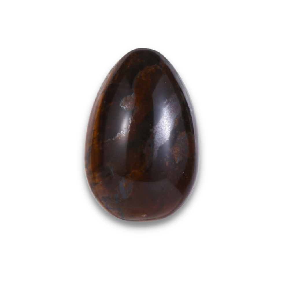 Oeuf de Yoni Guérison en Oeil de tigre "Courage & Audace"