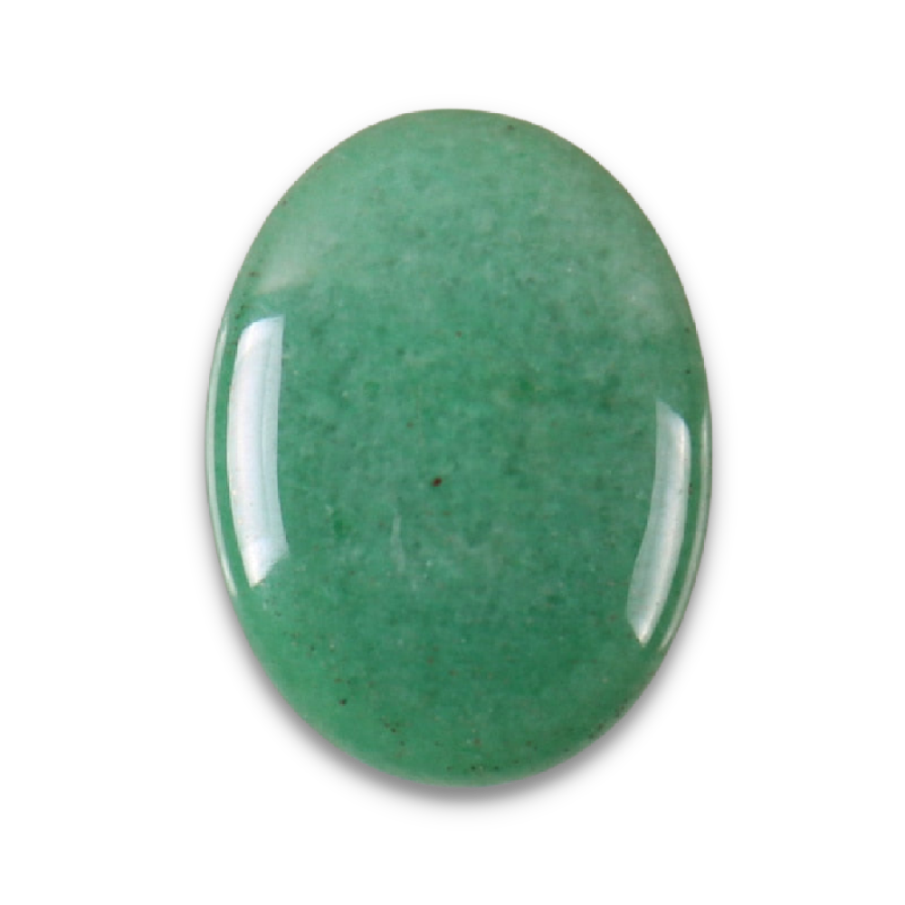Cabochon en Aventurine verte "Développement & Épanouissement"