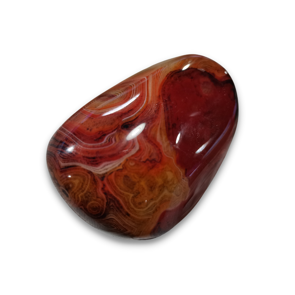 Pierre Taillée Guérison en Sardonyx "Amitié & Amour"
