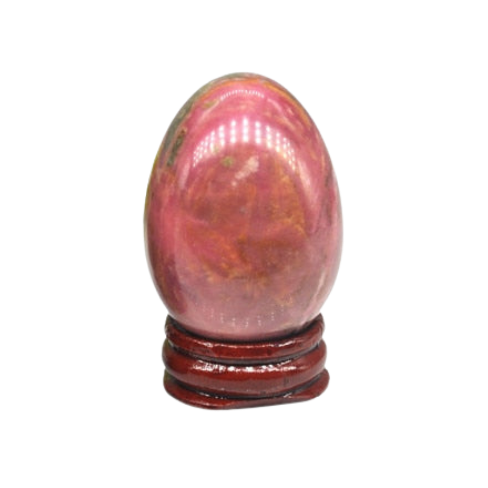 Oeuf de Yoni Guérison en Rhodonite "Amour & Bienveillance"