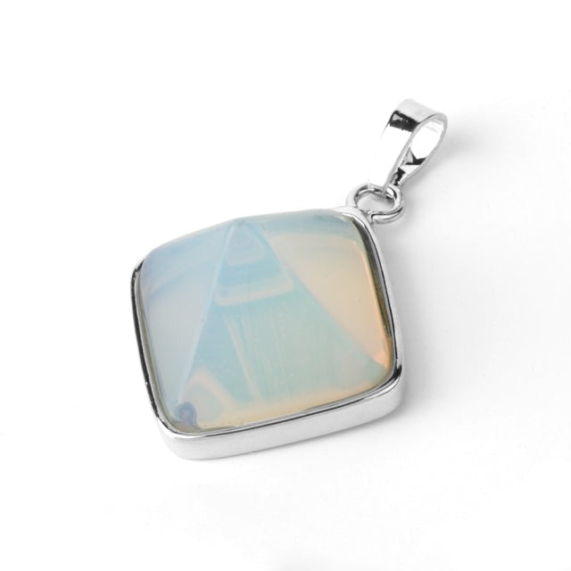 Pendentif Reiki en Opale "Créativité & Spontanéité" - Pyramide