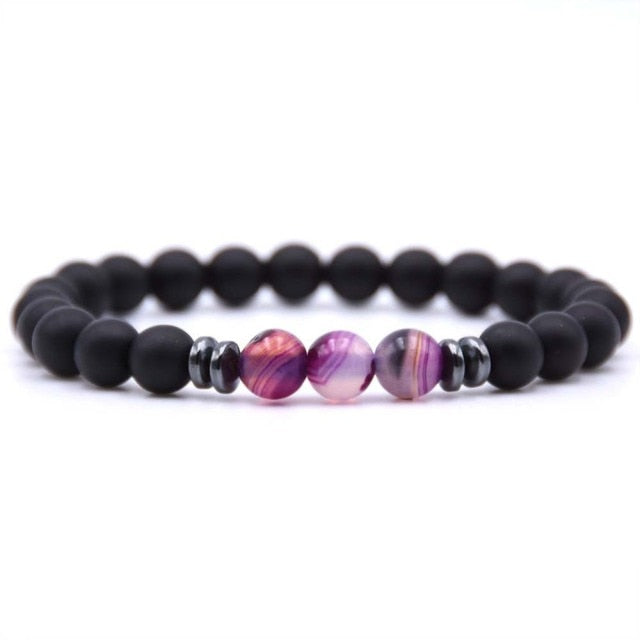 Bracelet Yoga en Tourmaline noire "Ancrage & Conscience"