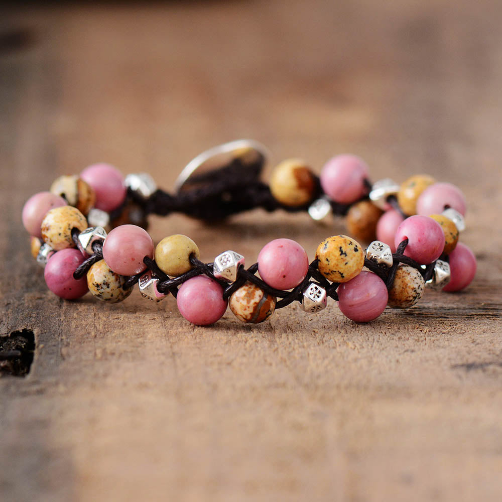 Bracelet en Jaspe "Épanouissement & Estime de soi"