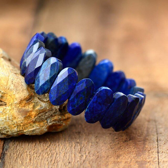Bracelet en Lapis Lazuli "Santé & Harmonie"