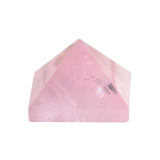 Pyramide Guérison en Quartz rose "Amour & Confiance en soi"
