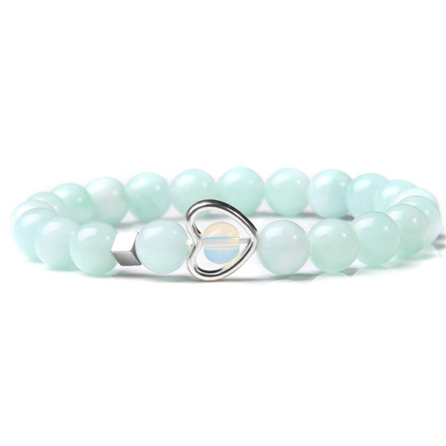 Bracelet Yoga en Amazonite "Paix & Courage"