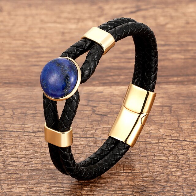 Bracelet en Lapis Lazuli "Santé & Harmonie"