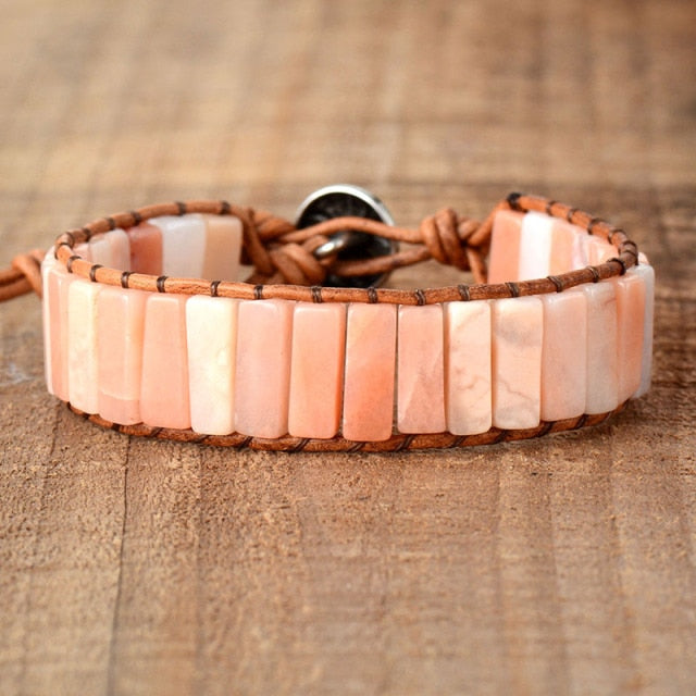 Bracelet Bohémien en Jaspe "Épanouissement & Estime de soi"