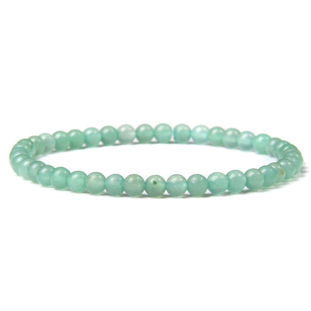 Bracelet Yoga en Aventurine verte "Développement & Épanouissement"