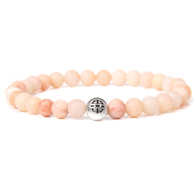 Bracelet Reiki en Aventurine rose "Clarté & Positivité"