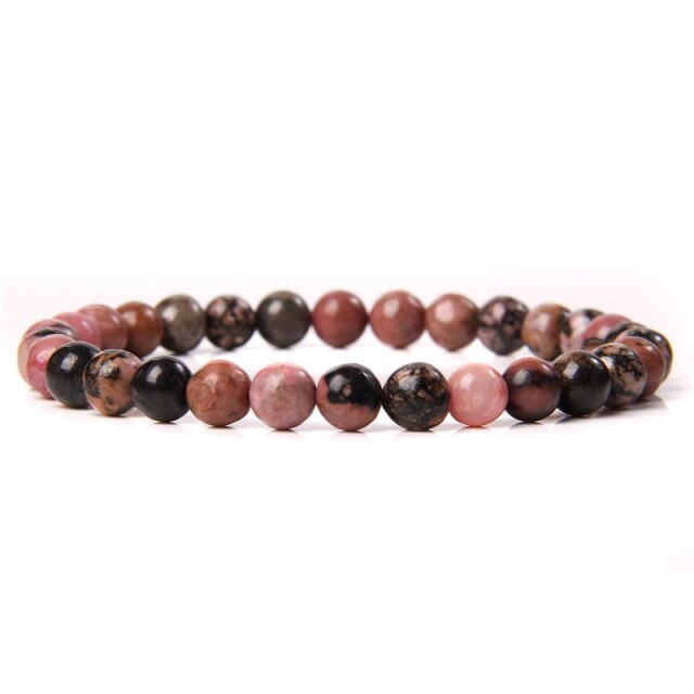 Bracelet en Rhodonite "Amour & Bienveillance"