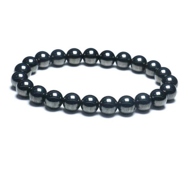 Bracelet Yoga en Hématite "Force & Puissance"