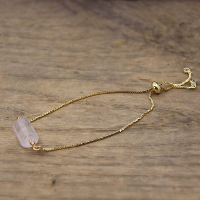 Bracelet en Quartz rose "Amour & Confiance en soi"