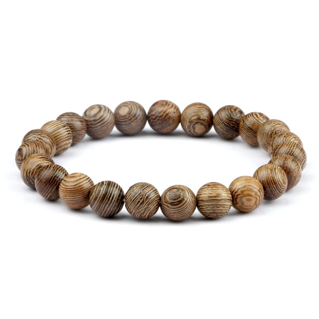 Bracelet Yoga en Bois "Amplification & Energie"