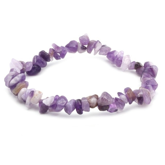 Bracelet Baroque en Améthyste "Force & Sagesse"