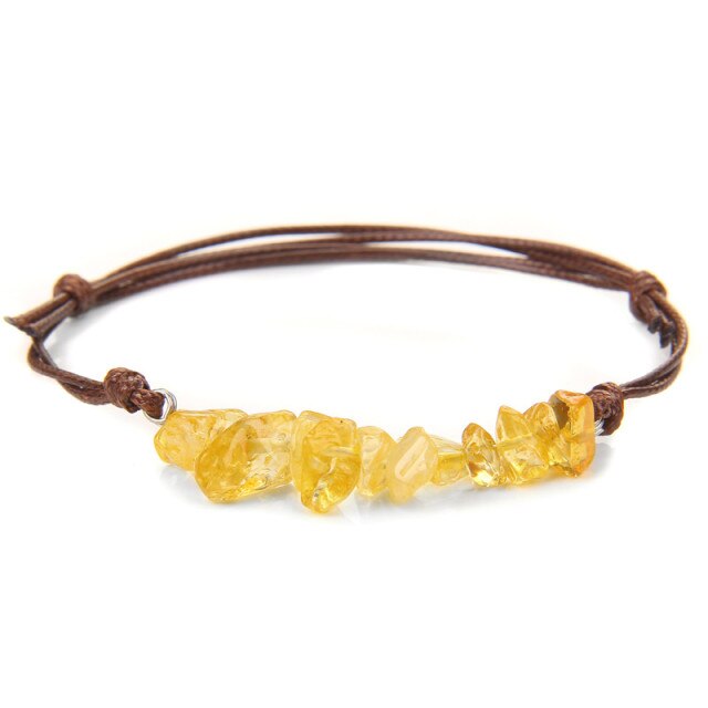 Bracelet Baroque en Citrine "Joie & Abondance"