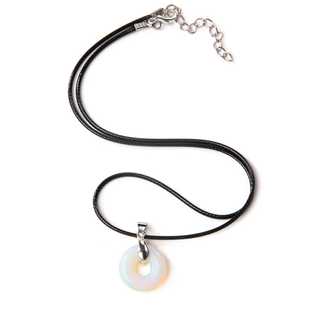 Cordon et son Pendentif en Opale "Créativité & Spontanéité"